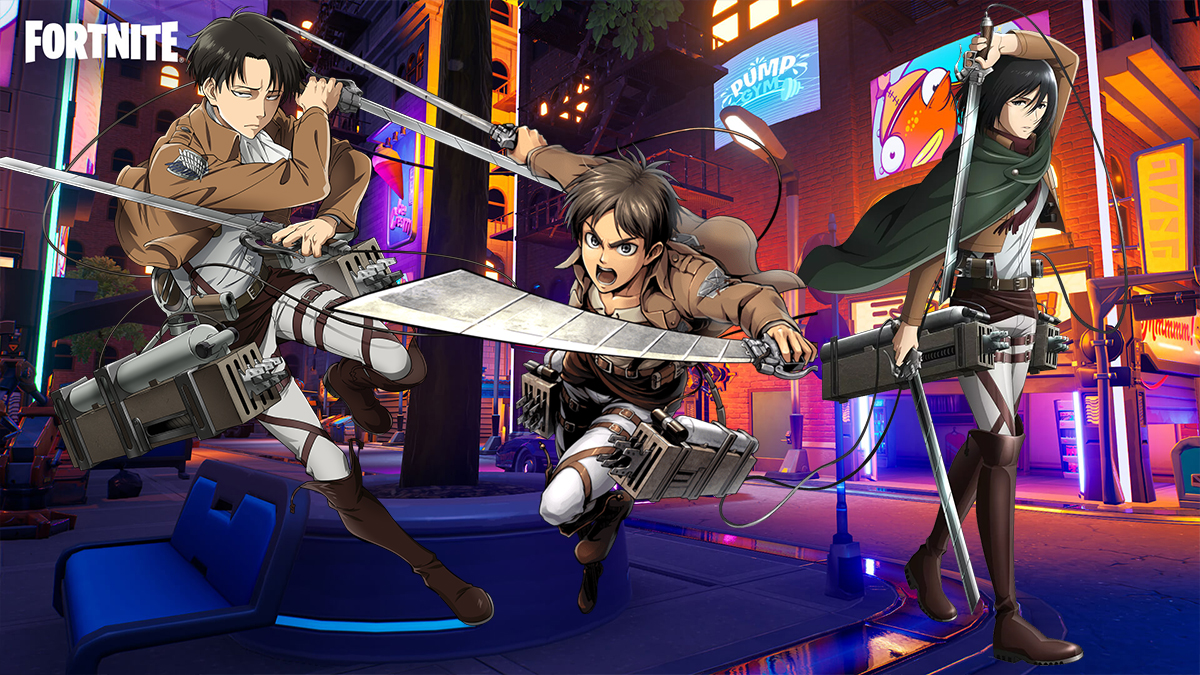 Eren, Levi und Mikasa aus Snk Fortnite 24.20: Wann werden die Skins von Attack of Titans verfügbar sein?