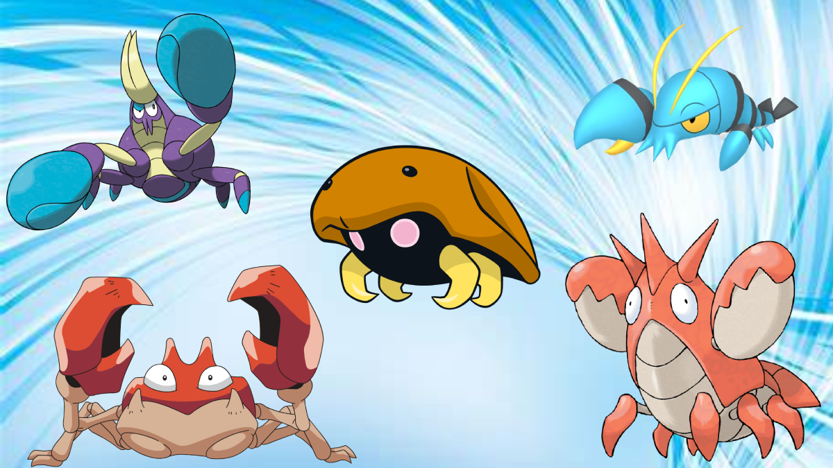 Krabby, Kabuto, Krebscorps,Scampisto und Krabbox in den Rampenlicht-Stunden Pokemon Go vom Juni 2023