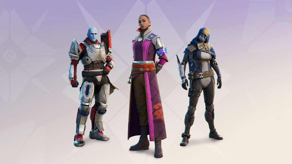 Zavala, Ikora Rey und der Exo Stranger, wie bekommt man Destiny 2 Skins in Fortnite ?