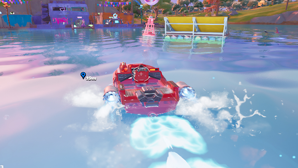 Motorboot in Fortnite, Wo findet man sie auf der Staffel 3 Kapitel 3 Map ?