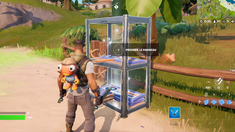 Sammle ein "No Sweat"-Schild auf in Fortnite Aufträge No Sweat Summer