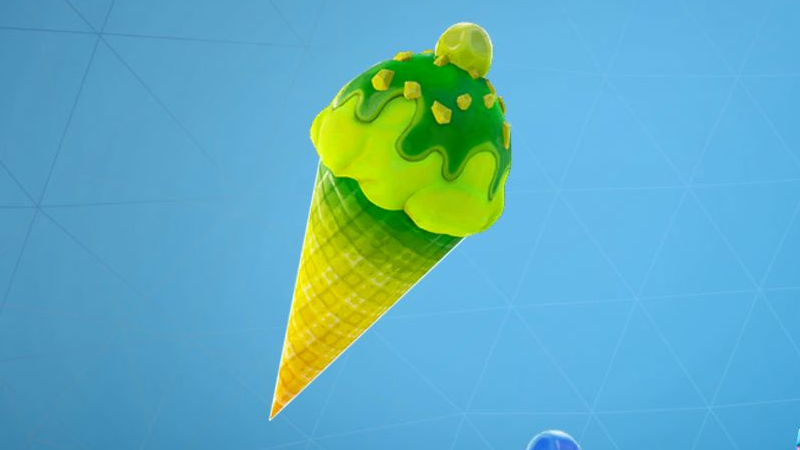 Wirf ein Waffeleis bei verschiedenen bennaten Orten in Fortnite, Aufträge No Sweat Summer