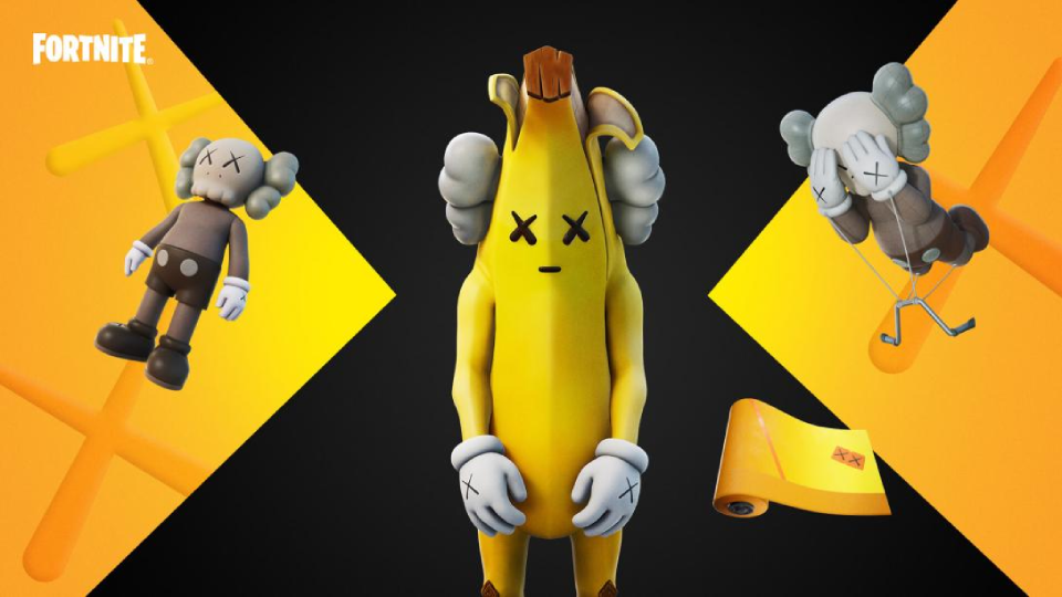 Kaws-Schali Skin Fortnite Staffel 3 Kapitel 3, wie und wann kann man es erhalten ?