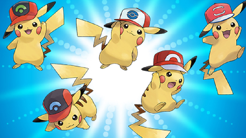 Pikachu mit Pokemon-Sammelkartenspiel-Kappe Rampenlicht-Stunden Pokemon Go Juni 2022