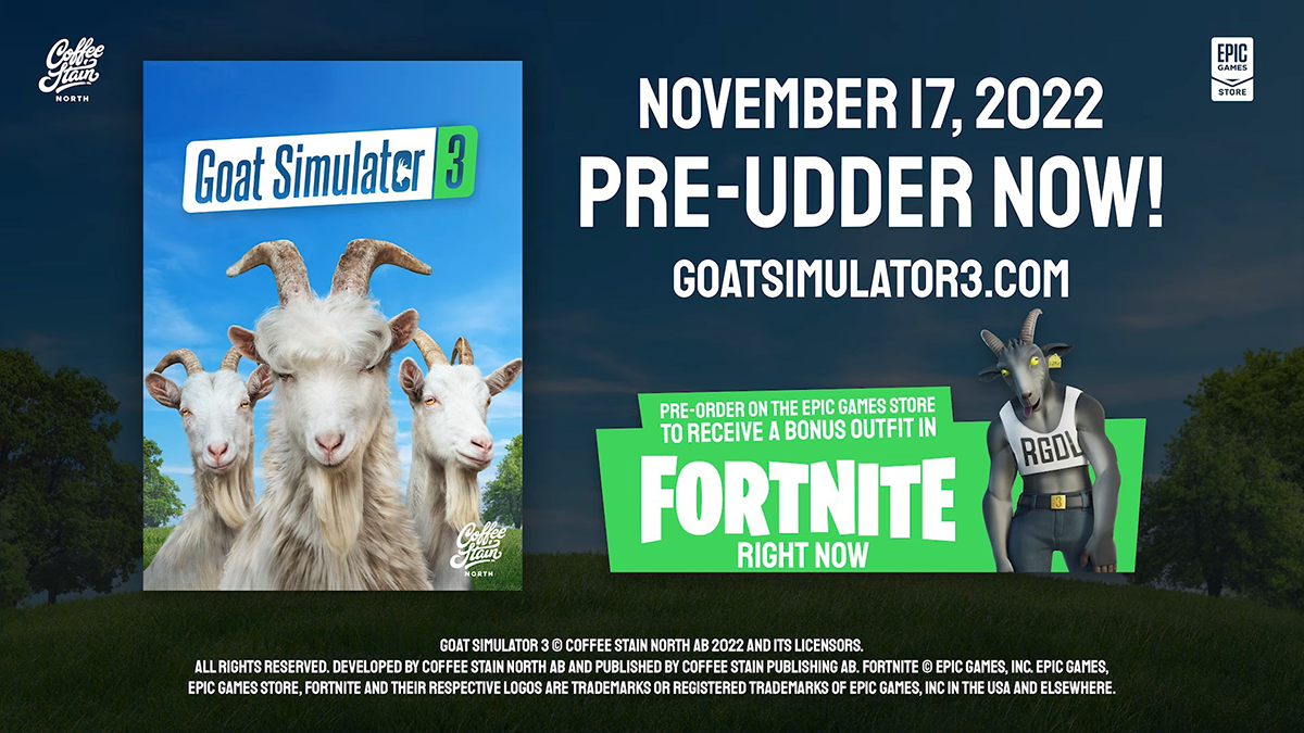 Skin Goat Simulator in Fortnite, wie bekommt man es ?